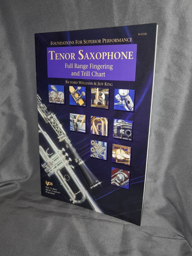 Foundations For Superior Performance Tenor Sax Full Range Fingering Trill Chart
