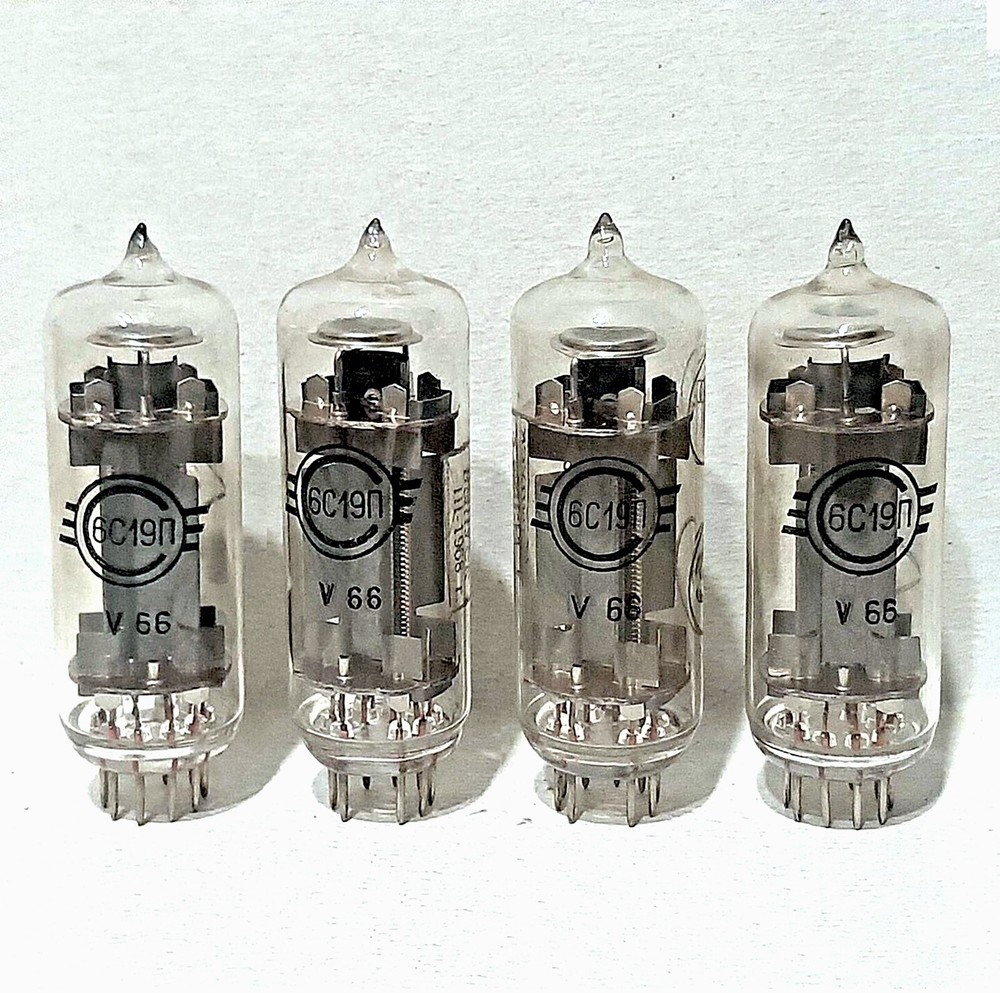 4pcs 6S19P Audiophile Triode Tube Svatlana Same Date Code 04-1967 OTK NOS