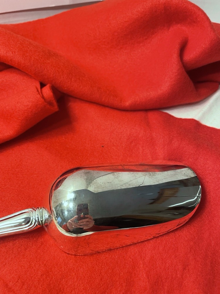 Silver plated scoop