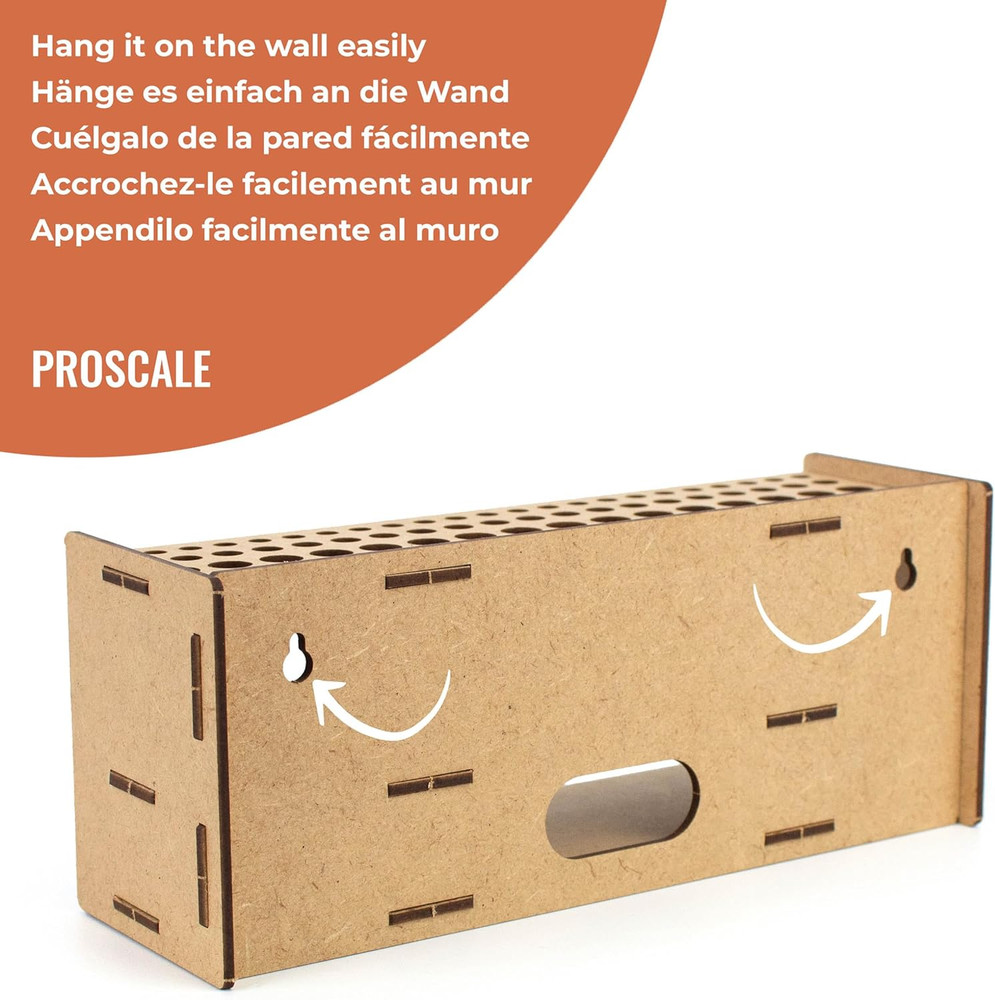 Tool & Brush Organizer for Miniatures & Modeling, Versatile Tabletop or Wall Hol