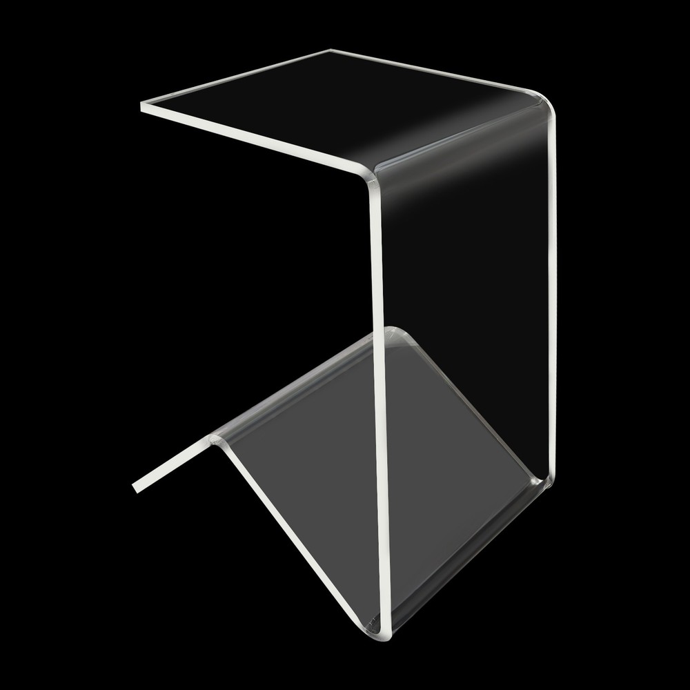 Side Table End Table Acrylic End Table Modern Clear Side Couch Table 20in Height