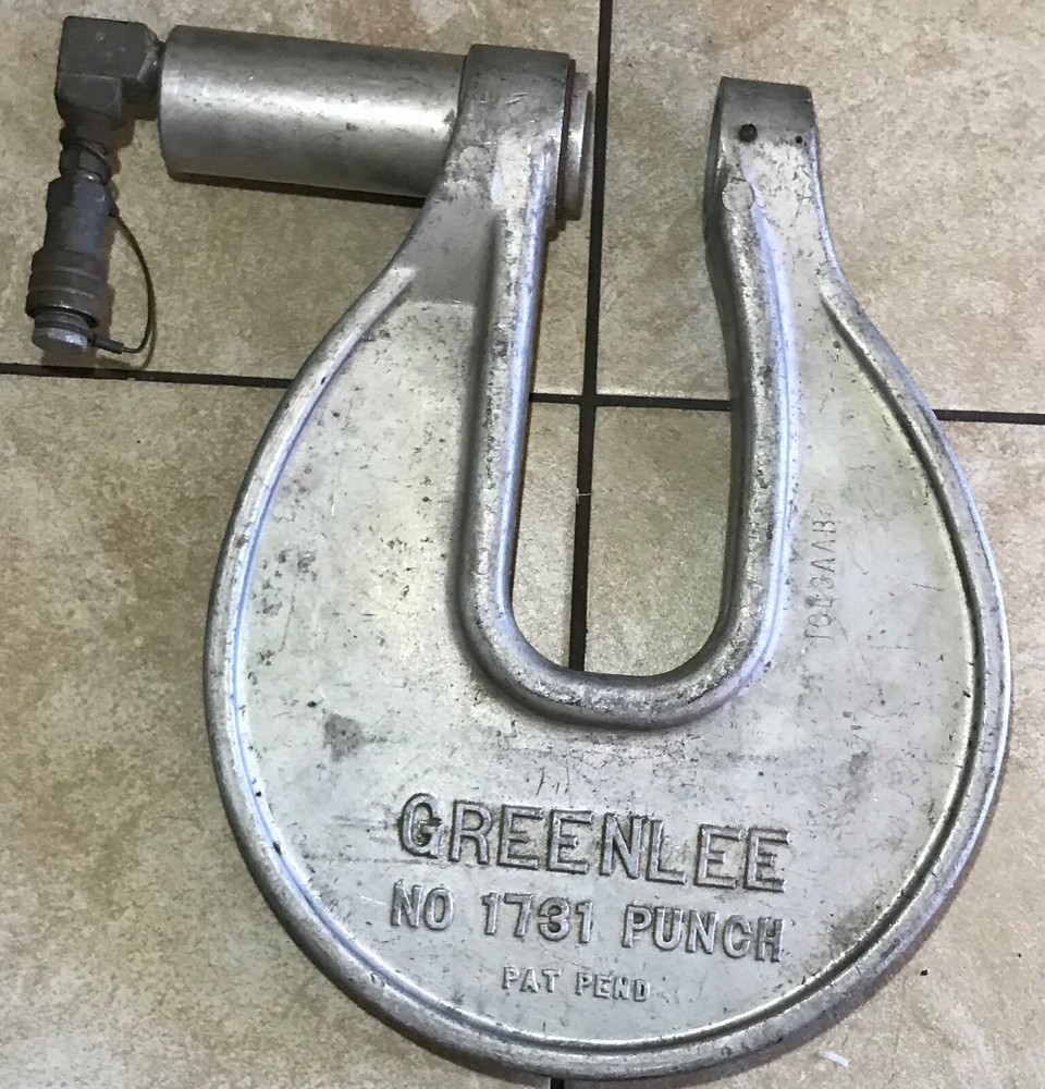 Greenlee No.1731 Hydraulic C-Frame Knockout Punch Driver