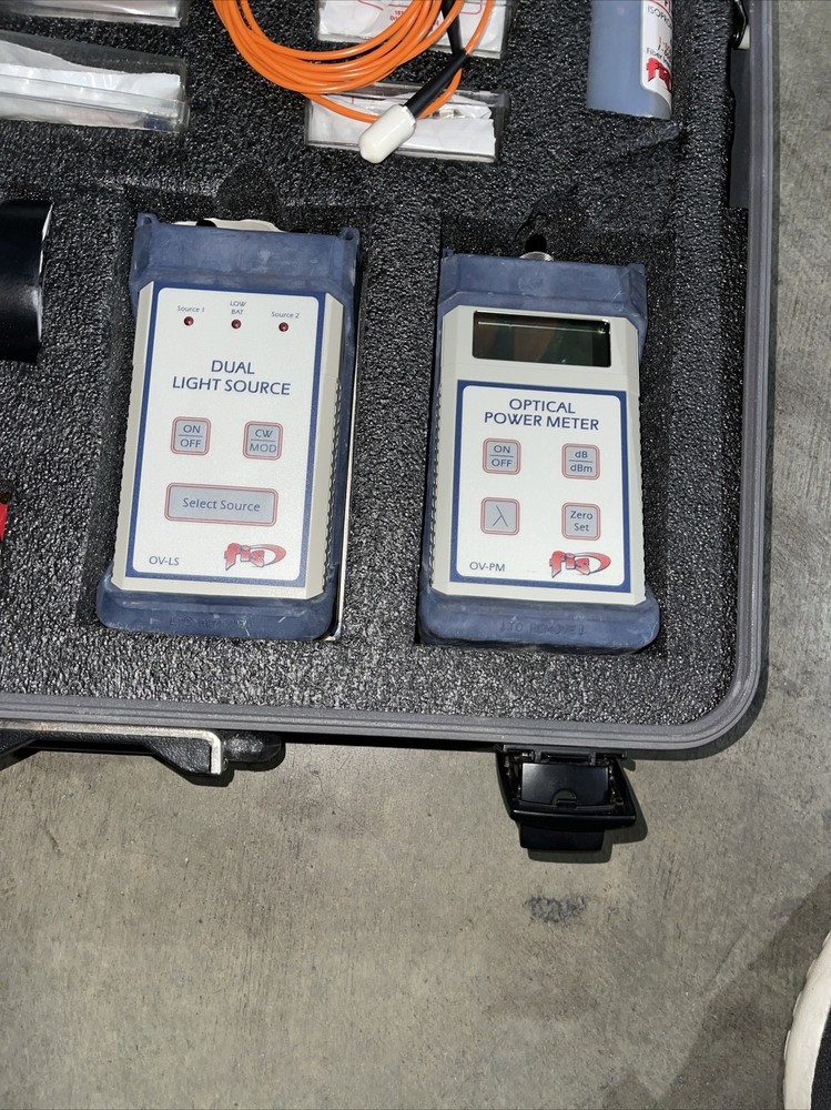 FIS OV-PM handheld Optical Verifier Power Meter Set
