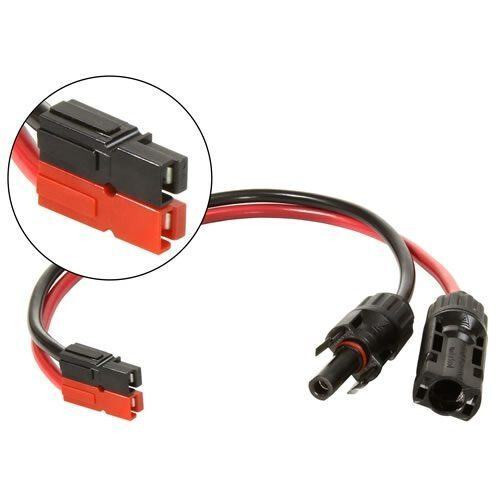 Solar Power Cable to Anderson Powerpole Connector Adapter Cable