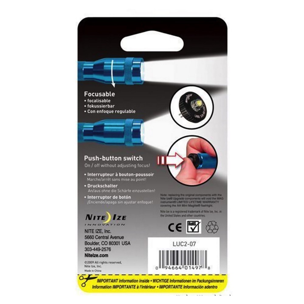 Nite Ize LED Upgrade Combo II Fits AA Mini Maglite