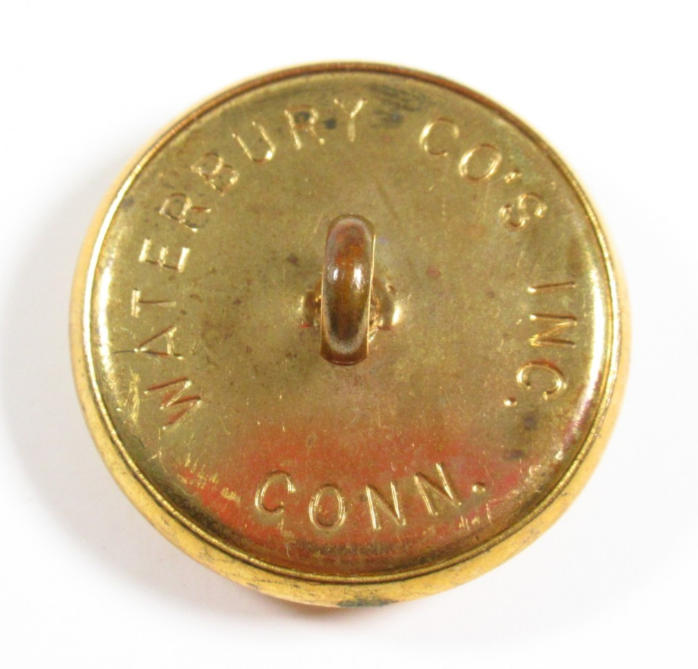 CSA Confederate Button Reproduction Waterbury Conn Civil War Style