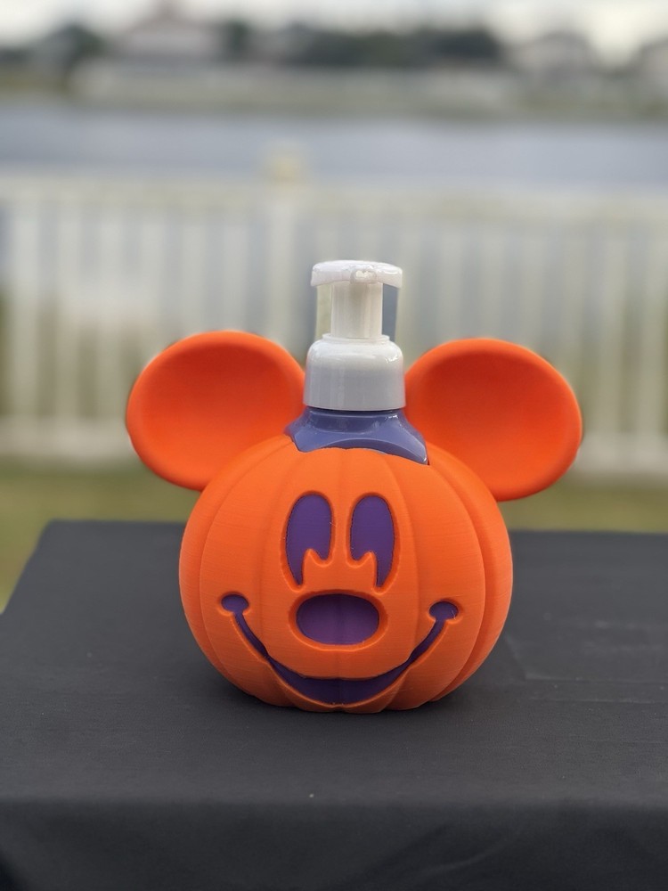 Pumpkin Mouse Soap Holder Halloween Decor