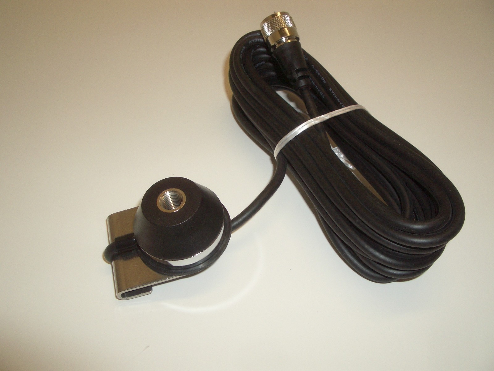 JETSTREAM JTMTT 3/8-24 UHF TRUNK LIP ANTENNA MOUNT 17FT RG58 COAX CABLE ASSEMBLY