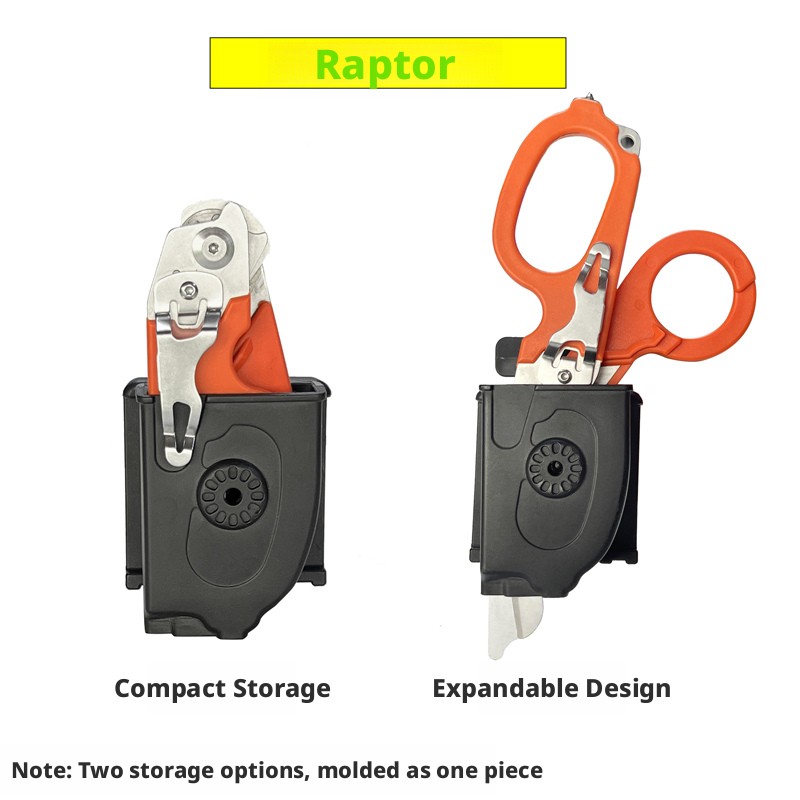 1PC. Custom Kydex Holster for Leatherman Raptor Shears, Dual Insertion Methods