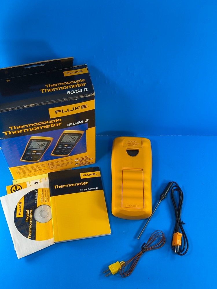 Fluke 54 II B Thermometer, Excellent, Screen Protector, Original Box