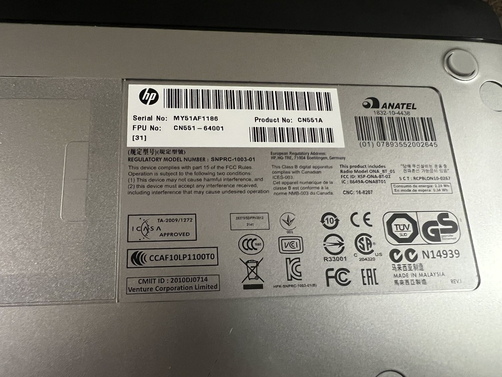 HP Office Jet 100 Mobile Printer