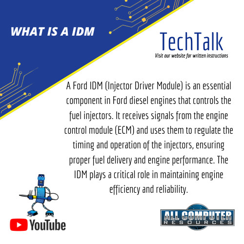 2002 2003 Ford Excursion IDM 7.3L Diesel Powerstroke Injector Driver Module SD