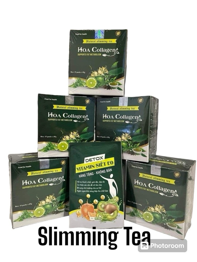 Hoa Collagen & Detox Tea/ Pills (2 Box)