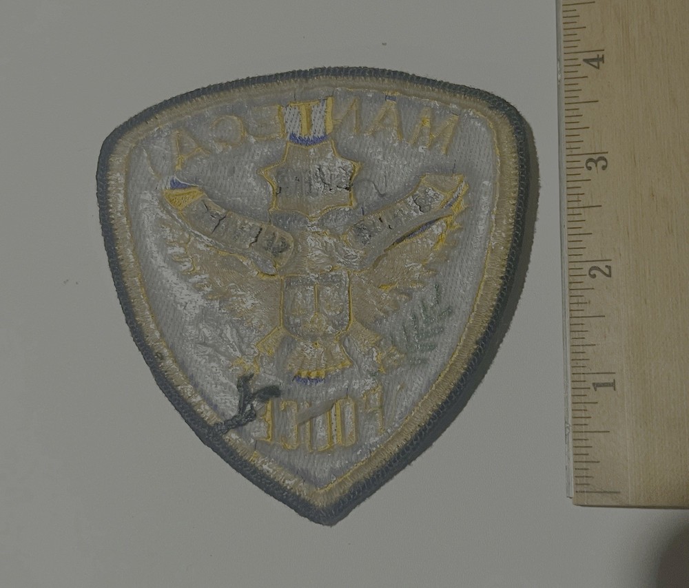 MANTECA CALIFORNIA CA POLICE SHOULDER PATCH