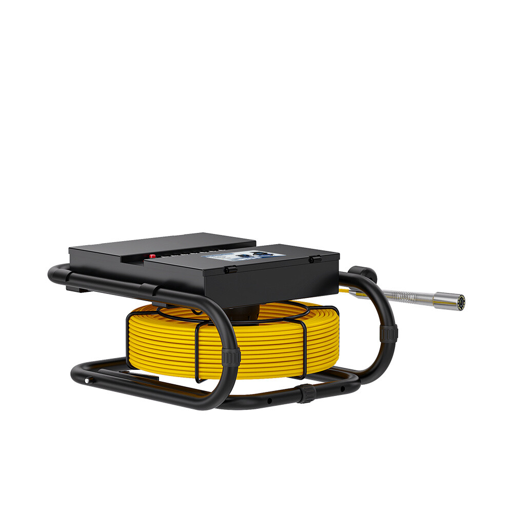 7"Sewer Pipe Inspection Camera with DVR+Meter Counter+17mm Endoscope Camera 30M