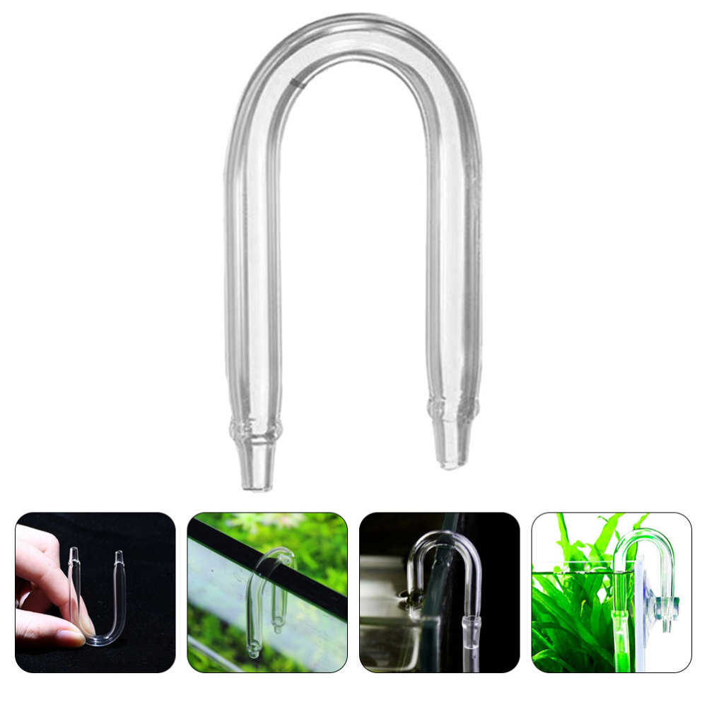 Aquarium Plants Co2 Diffuser Fish -shaped Tube Connector System