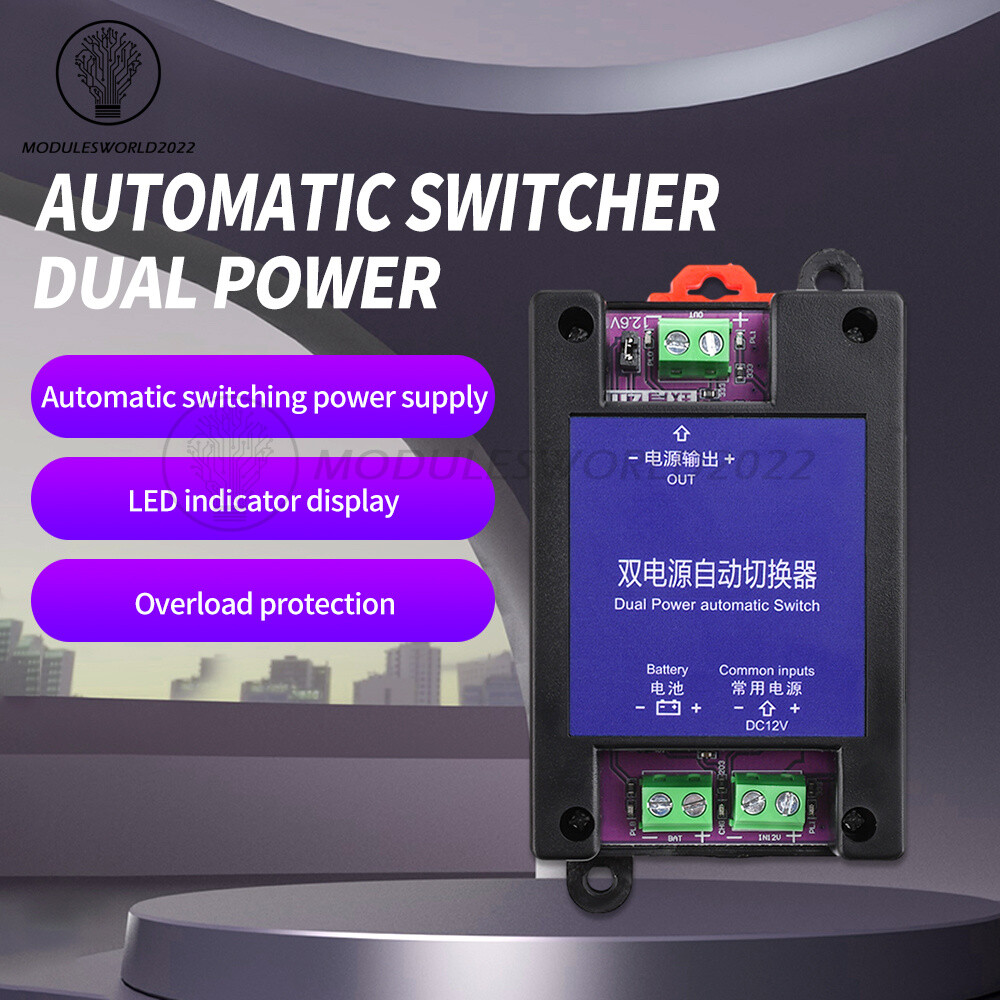 Dual Power Automatic Switcher UPS Emergency Power Failure Auto Transfer Switch
