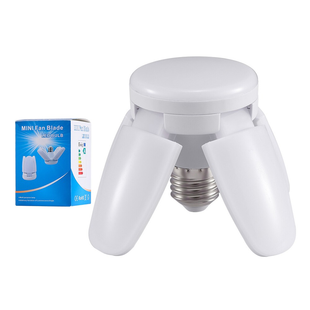 E27 LED Garage Light Bulb 28W Deformable Ceiling Fixture Lights Workshop Lamp