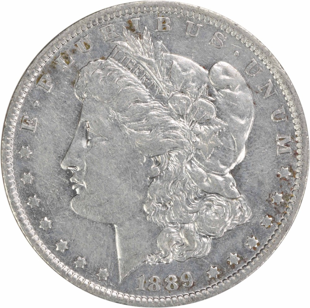 1889-O Morgan Silver Dollar EF Uncertified #460