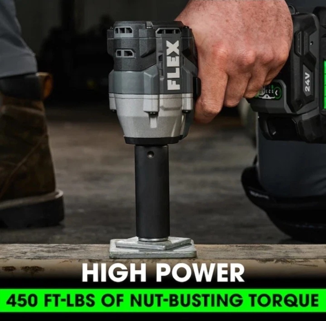 FLEX 1/2" Compact Impact Wrench 450ft-lbs Torque - (Tool Only) FX1431-Z