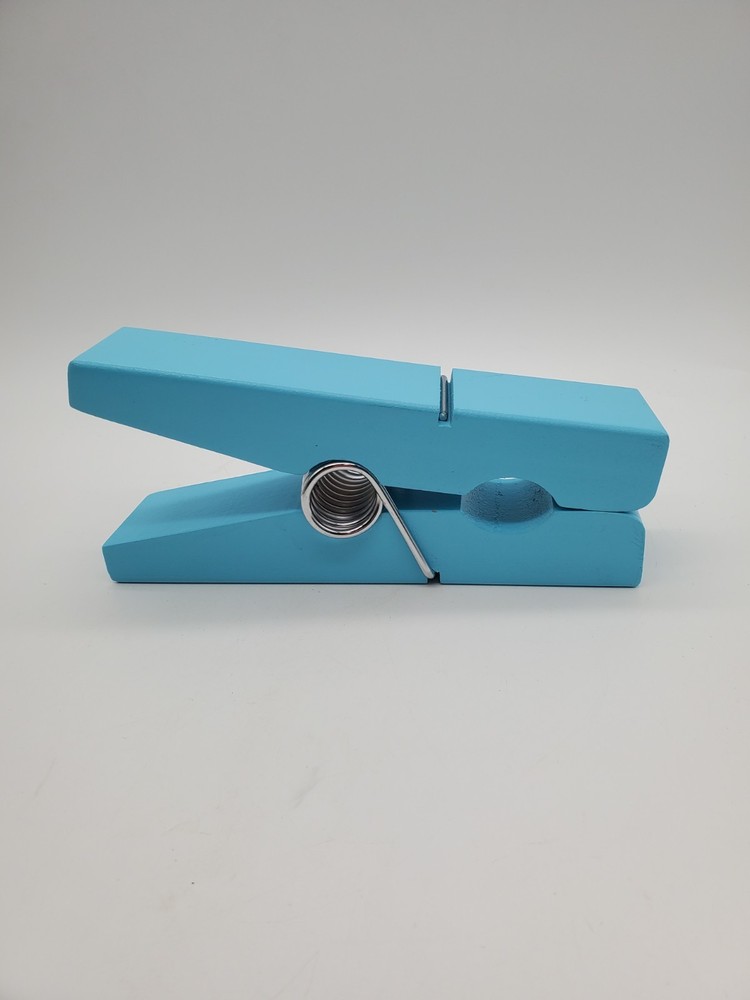 Large Over-sized Clothes Pin Light blue Home Decor 8"
