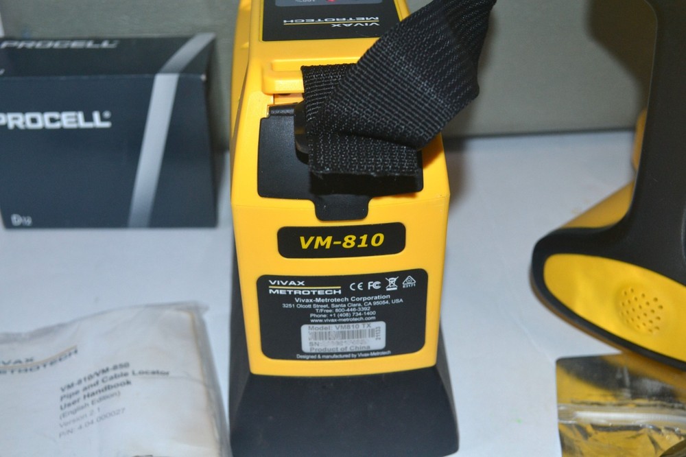 METROTECH VIVAX VM810 PIPE CABLE LOCATOR SET RYCOM