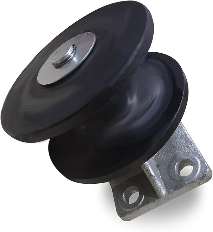 4" Round Post x 2" Square Gate Premium Nylon Cantilever Roller Gate Roller