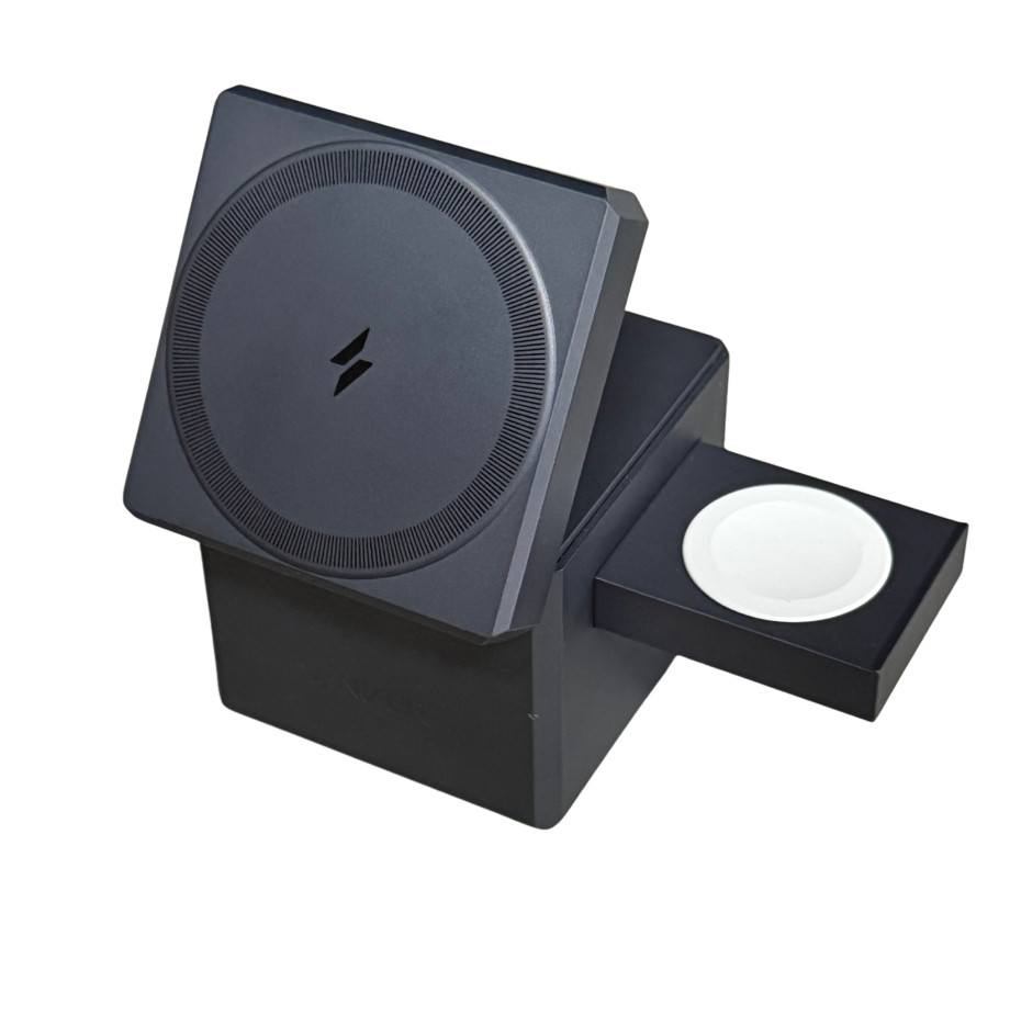 Anker MagSafe Charger Stand 3-in-1 Cube with MagSafe, 15W Foldable Fast Charging