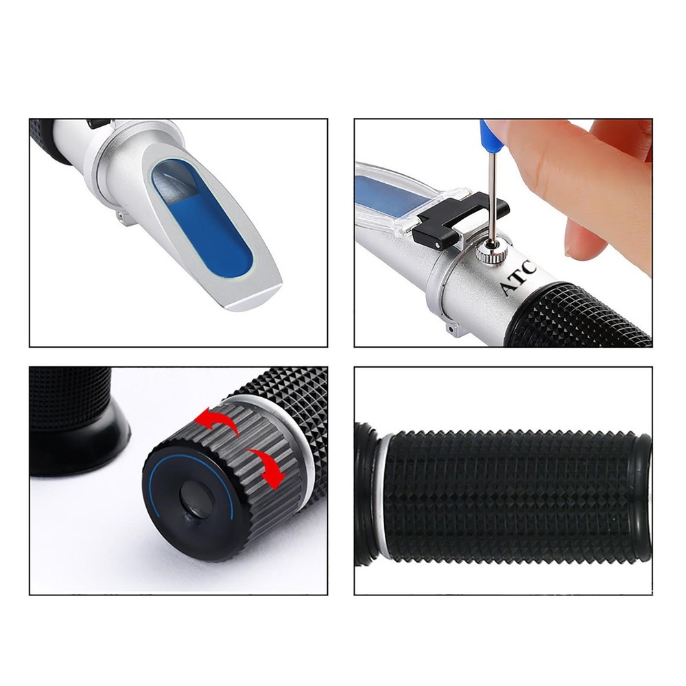 Refractometer W/ Storage Box W/ Atc Measuring Sugar Content