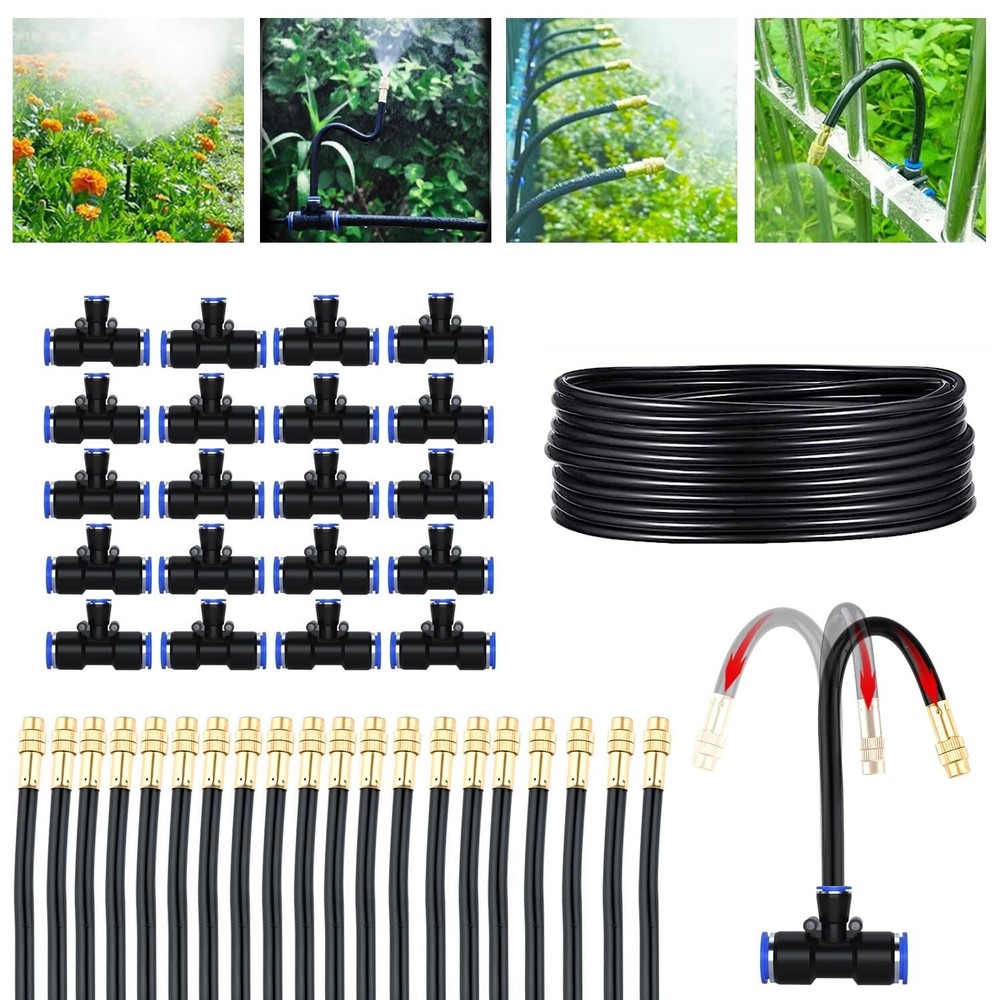 Greenhouse Drip Irrigation Kit Automatic Irrigation System 360°Adjustable 2