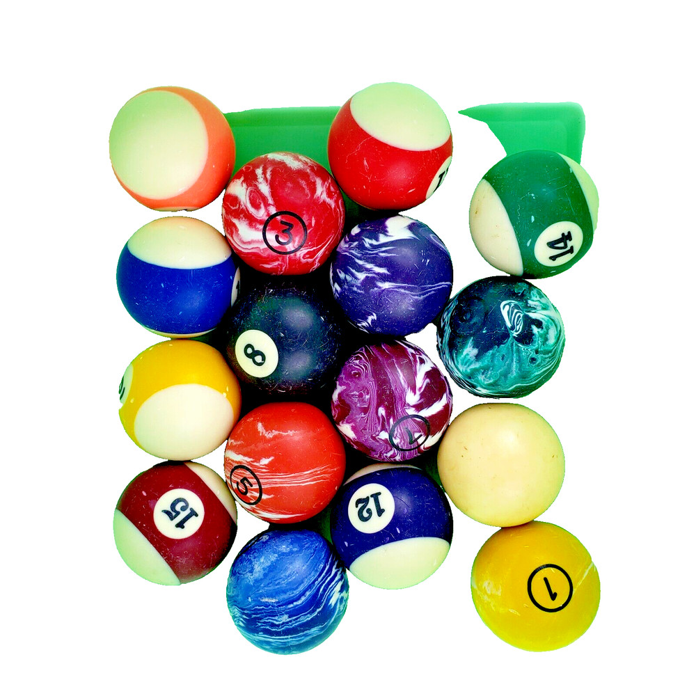 Vintage Pool Balls & Rack