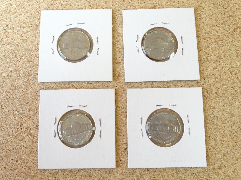 (4) Jefferson Nickels / Assorted / FedEx FS / unk_case1