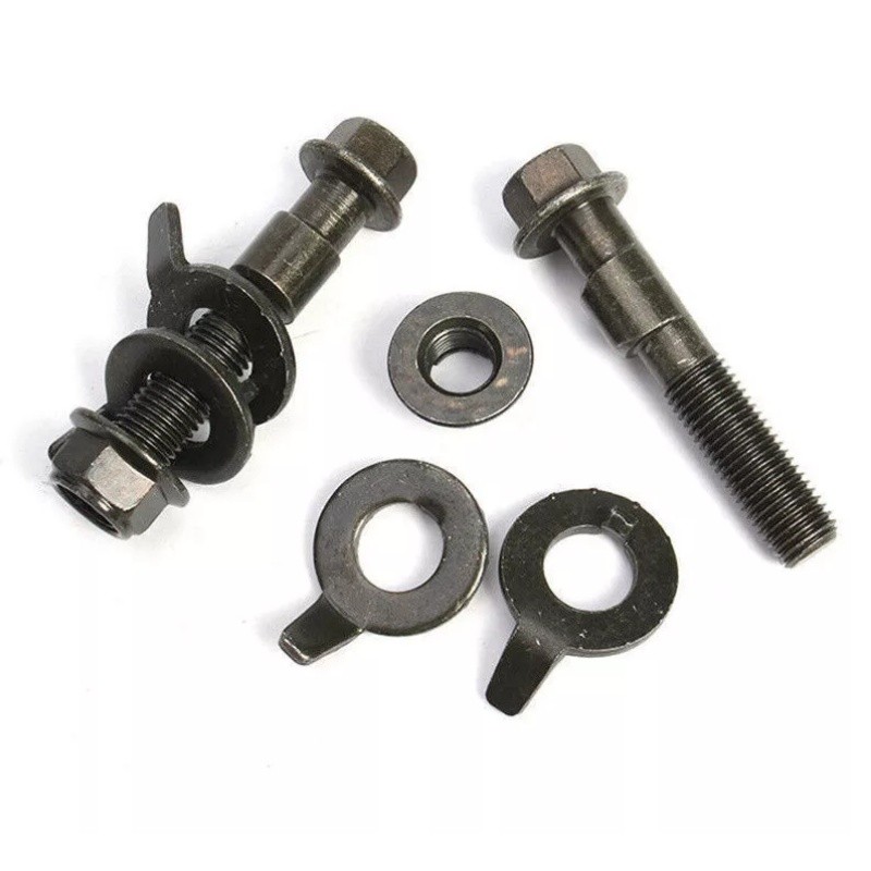 4Pcs 14mm Cam Bolt Adjustable Camber Correction Alignment Kit for Vehicle Wheels