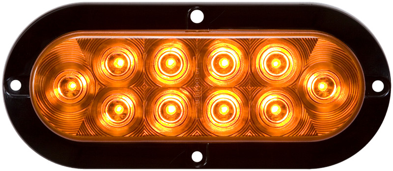 Waterproof 10 LED Surface / Flange Mount Trailer Lights