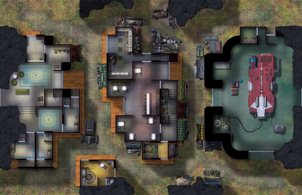 Scifi RPG Poster Maps