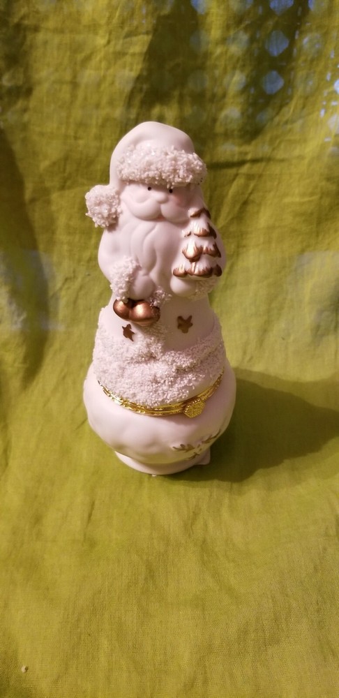 International Bazaar - Ceramic Santa Keepsake Box