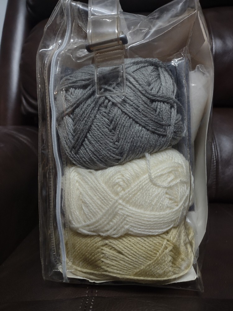 Knit This Patchwork Pillow Kit New In Package Everything You Need Included + DVD