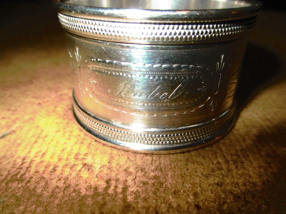 Antique Sterling Silver Napkin Ring