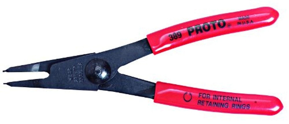 Stanley Proto J389 5-3/8" Proto Retaining Ring Pliers Internal - Fixed Tips