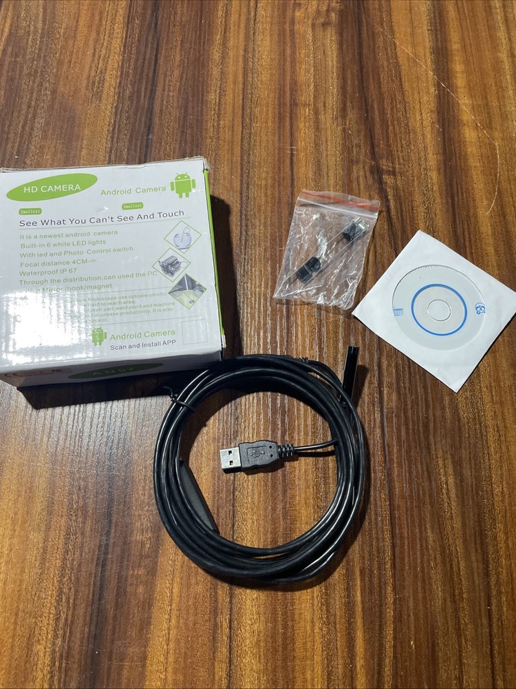 USB Endoscope Camera 6 LED Borescope Inspection Camera Android Pc Waterproof 5M