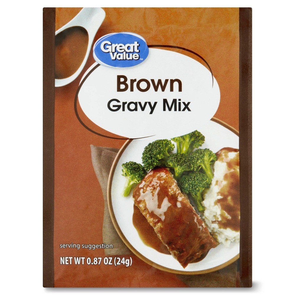 (12 pack) Brown Gravy Mix, 0.87 oz