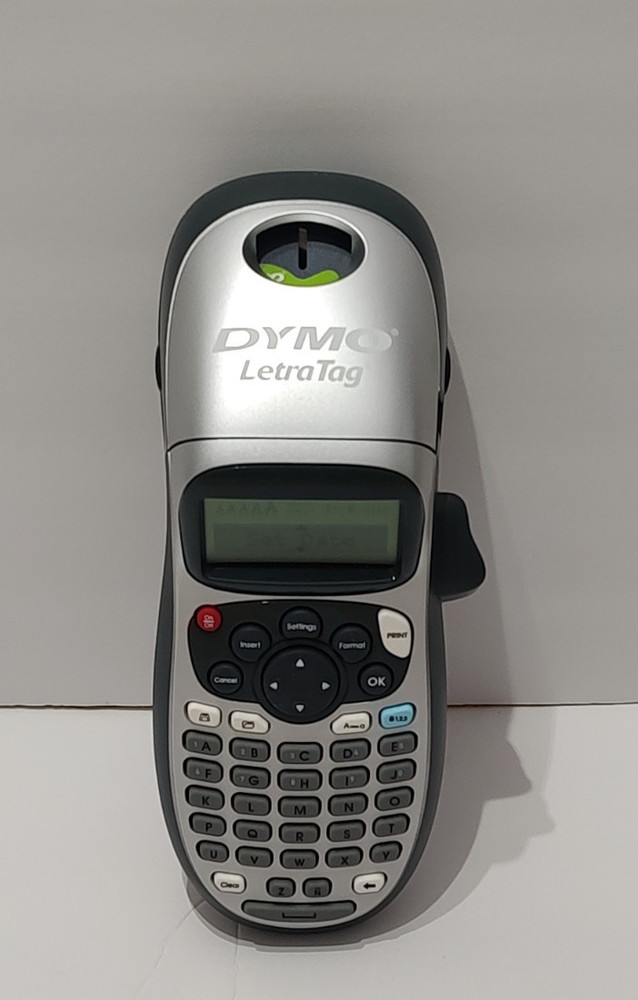 Dymo Letratag LT-100H Handheld Label Maker Tested Working w/ Manual