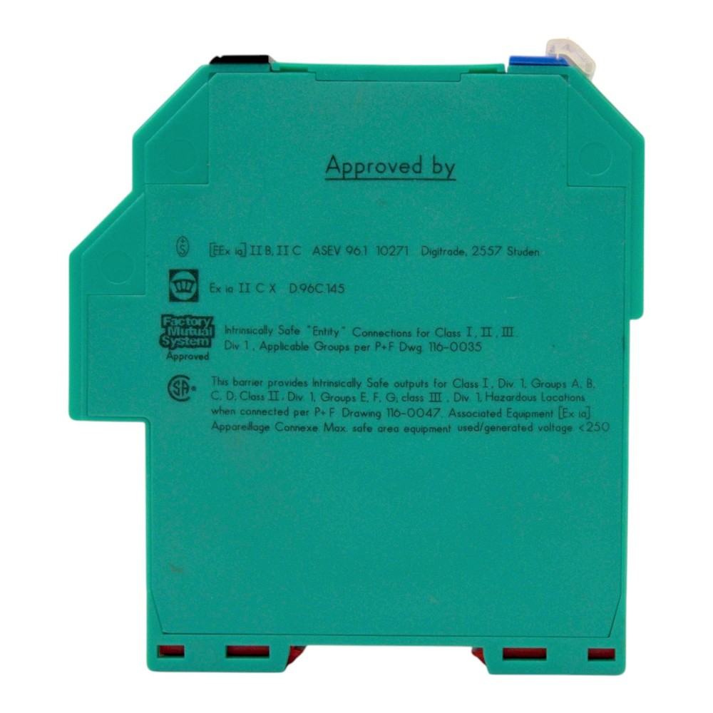 PEPPERL + FUCHS KHA6-SR2-EX2.W 33804S ISOLATING SWITCH AMPLIFIER