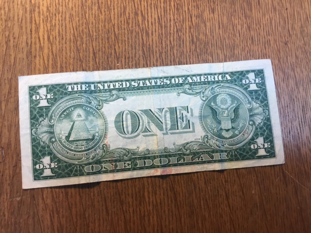 STAR note 1935-G $1 NOTE SILVER CERTIFICATE WASHINGTON ONE DOLLAR BILL