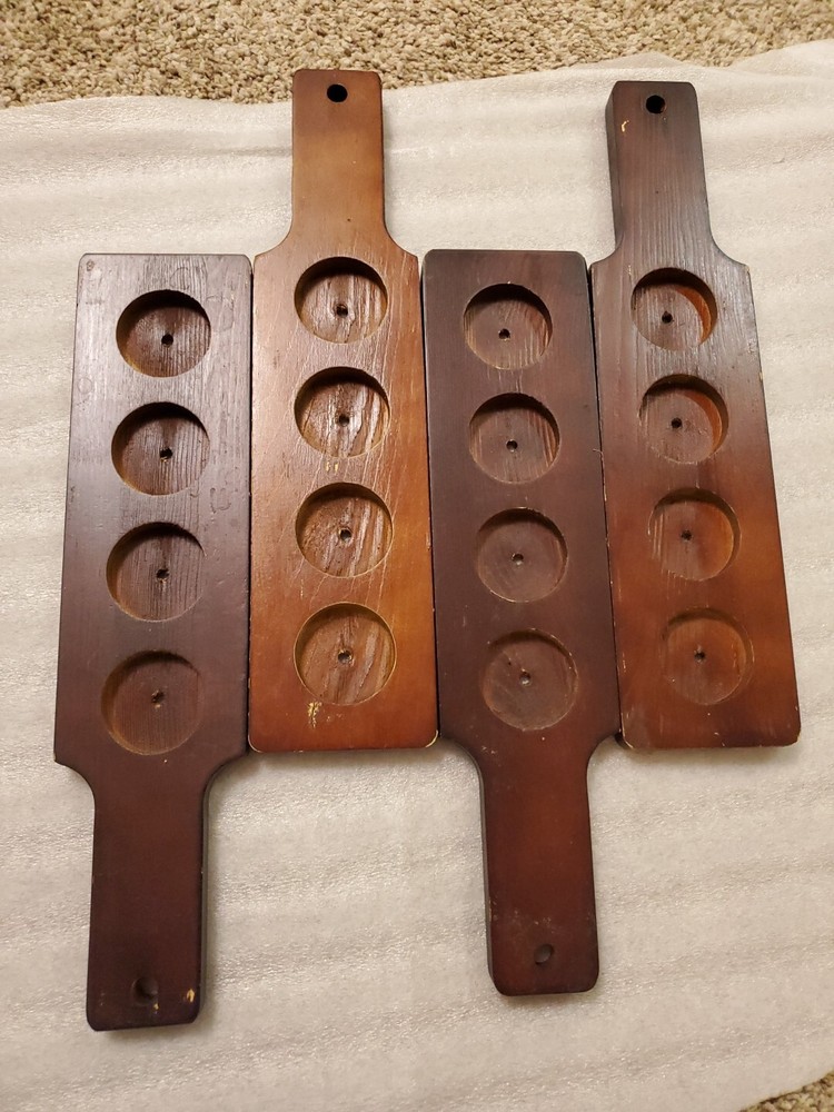 Whiskey Serving Paddle Wood Lightweight Drink Tray