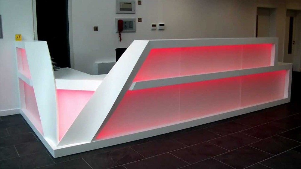 RECEPTION Desk Accent Lighting - Remote Control LED KIT 8ft - Remote Control