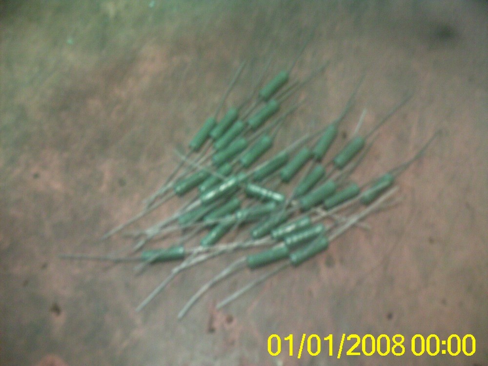 LOT 25 + MEPCO RESISTOR RN65D 2552F MARKED ON RESISTOR 25K  25000 2 WATT