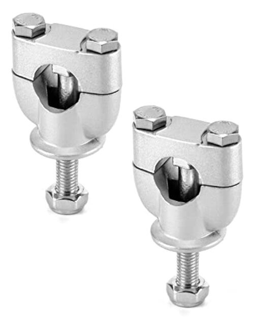 Motorcycle Handlebar Risers, 2 Pcs Universal Metal Handle Bar Risers for 7/8"