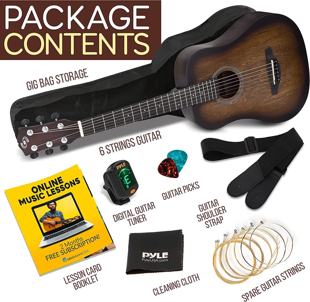 PylePro PGA820BR Acoustic Guitar