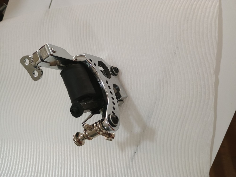 Stainless Steel Tattoo Machine Grip Professional Use Silver